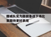 IM电竞赌博-挪威队实力稳固备战下场比赛期待更好表现